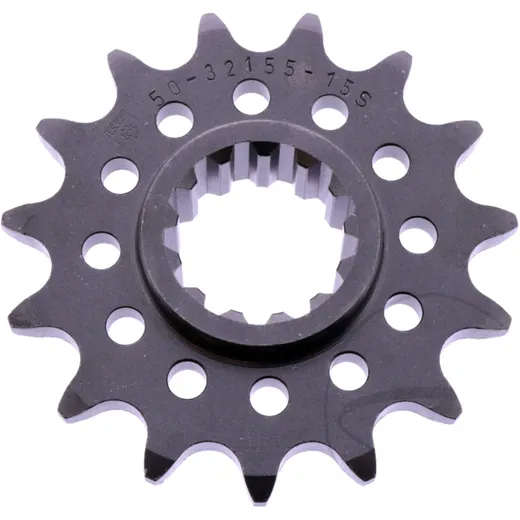 Front sprocket 15 tooth pitch 520 narrow spline inner diameter 26/30 for: Honda CB, XL