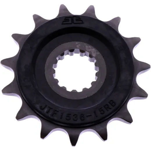 Front sprocket 15 tooth pitch 520 rubber damper alternative: 7263833 for: Kawasaki ZX - 6R, KFX