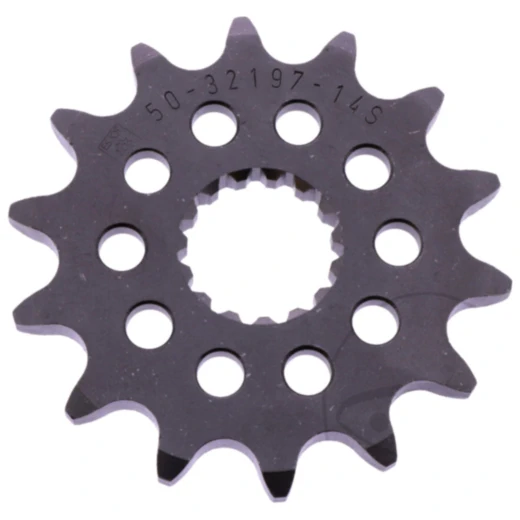Front sprocket racing 14 tooth pitch 520 narrow spline inner diameter 22/25 for: Royal Enfield Meteor, Classic, Super Meteor