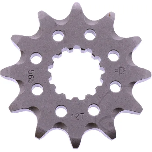 Front sprocket racing 12 tooth pitch 520 narrow spline inner diameter 21. 7/25 for: Kawasaki Z, KLE, ER - 6F