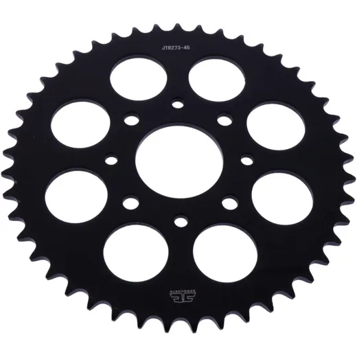 Rear sprocket 45 tooth pitch 520 black inner diameter 58 bolt spacing 90 for: Honda VT, XL, CA