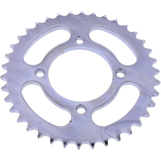 Rear sprocket 38 tooth 428 silver inner diameter 64 bolt spacing 80 for: SYM XS