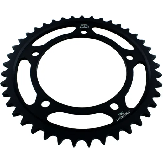 Rear sprocket 41 tooth pitch 525 black inner diameter 120 bolt spacing 140 for: Triumph Bonneville, Thruxton, Scrambler
