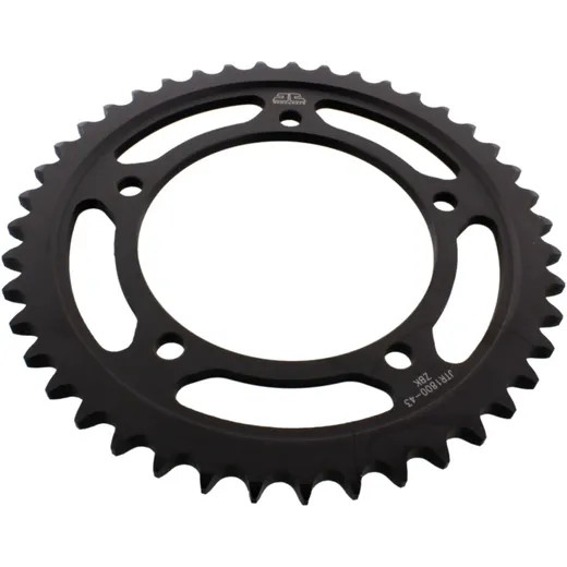 Rear sprocket 43 tooth pitch 530 black inner diameter 120 bolt spacing 140 for: Triumph Tiger, Sprint, Daytona