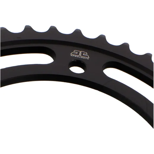Rear sprocket 42 tooth pitch 525 black inner diameter 130 bolt