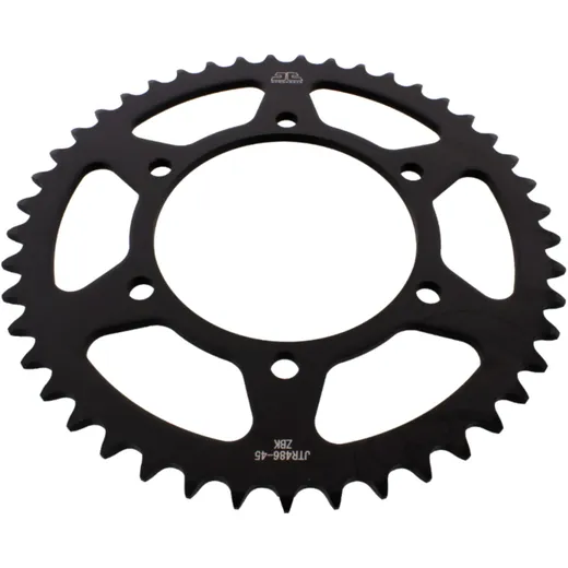 Rear sprocket 45 tooth pitch 520 black inner diameter 110 bolt spacing 130 for: Kawasaki Ninja, GPZ, Z