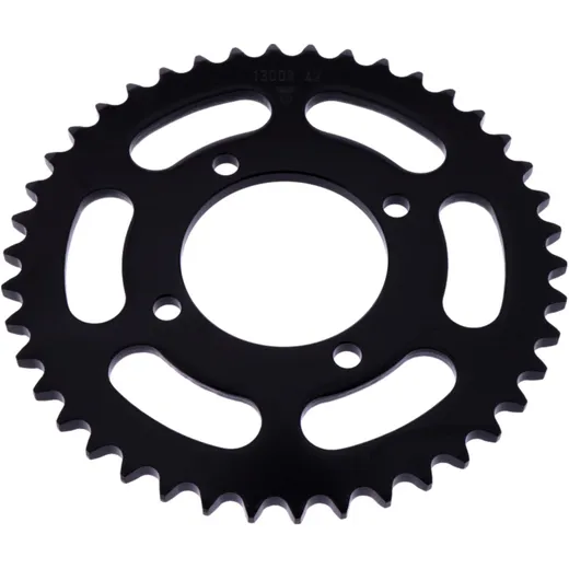 Rear sprocket 42 tooth pitch 420 black inner diameter 064 bolt spacing 080 for: Yamaha PW, TT - R, LB - 2M