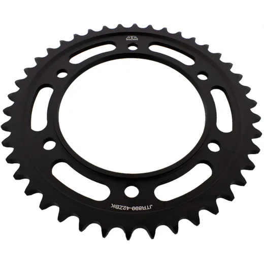 Kettenrad 42Z 525 Teilung schwarz für Motorräder