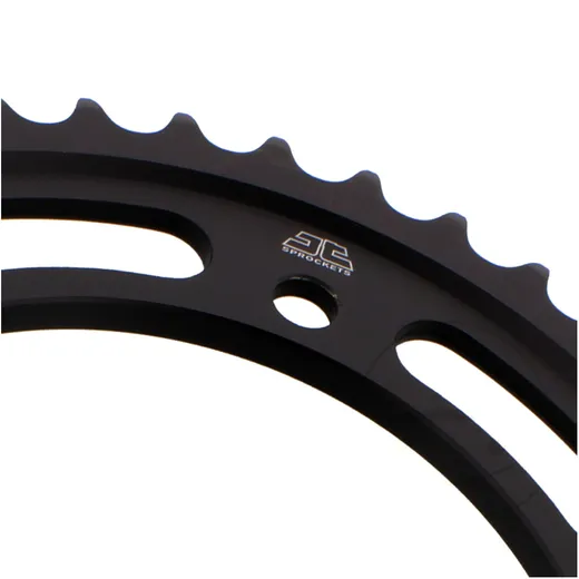42 Tooth Rear Sprocket 525 Pitch Black for Motorcycles_0
