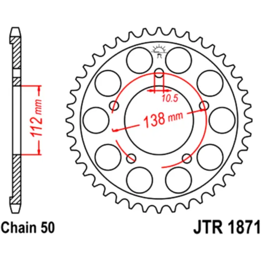 52 Tooth Rear Sprocket 530 for various models