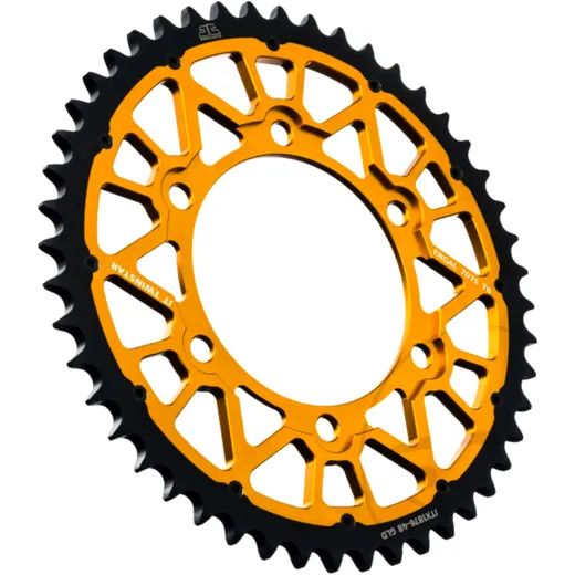 48-Tooth Rear Sprocket Pitch 525 Gold JT for Motorcycles