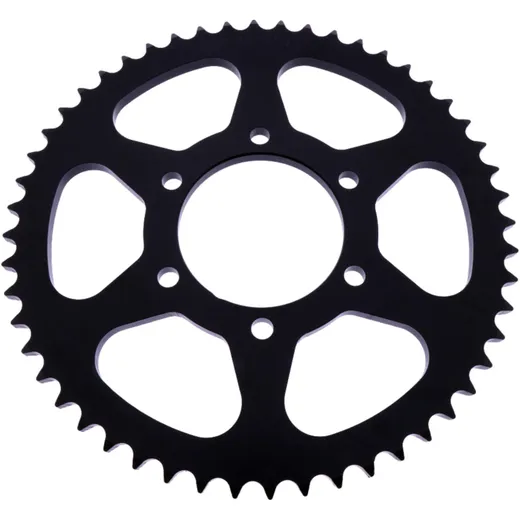 Rear sprocket 52 tooth pitch 428 black inner diameter 068 bolt spacing 086 for: SWM SM