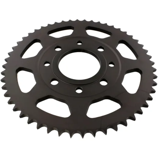 Rear sprocket 52 tooth 428 black inner diameter 58 bolt spacing