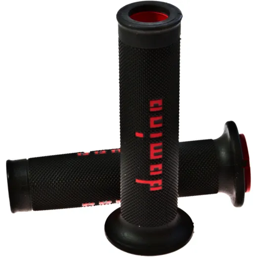 Griffgummi A010 schwarz/rot Domino D.22/26mm offen