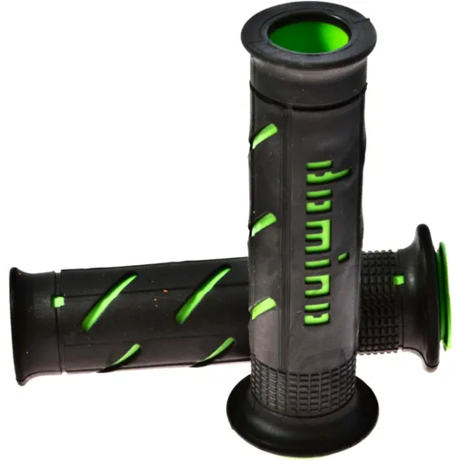 Domino Off Road Grips Black/Green D.22MM L.126MM Open