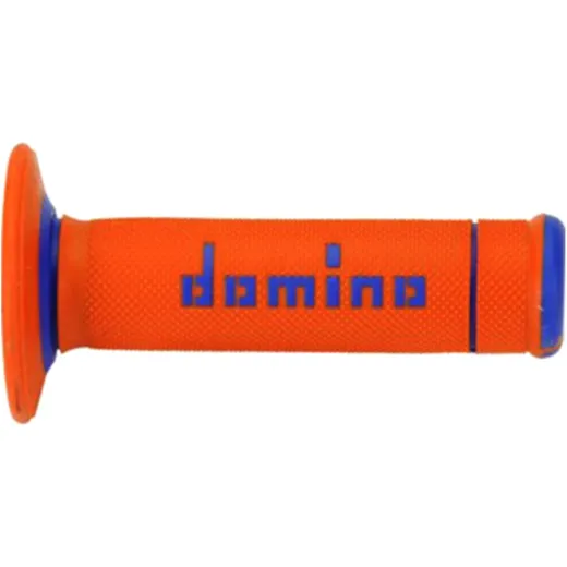 Griffgummi für Offroad-Motorräder orange/blau D.22/26mm_0