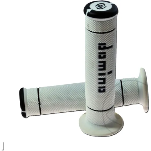 Domino Offroad Grips White/Black D.22MM L.125MM