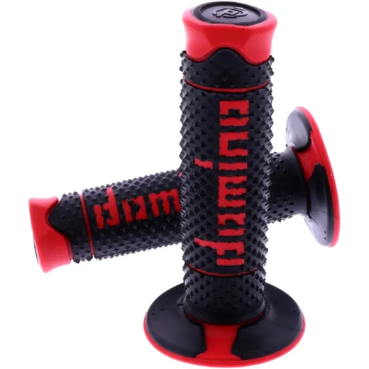 Domino Offroad Grips Black/Red D.22/26mm