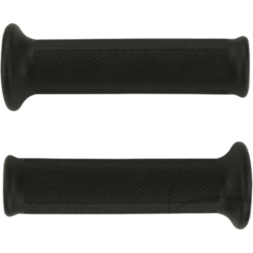 Black Grip Rubber 22/26 mm Open for Motorcycles