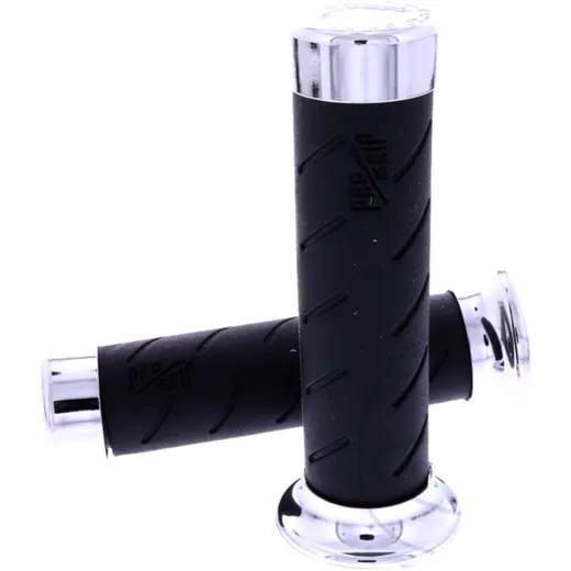 Griffgummi 862 schwarz/chrom D. 24/28 mm geschlossen. passend für: BMW R