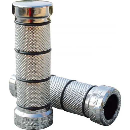 Grips chrome aluminium