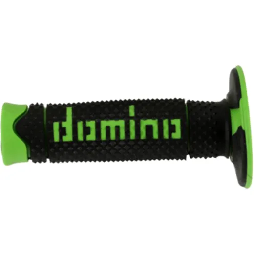 GRIPS BLACK/GREEN D.22MM. L.120MM CLOSED for Offroad Bikes_0