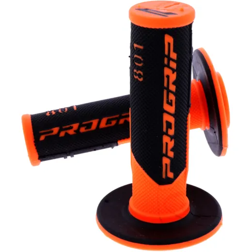 Griffgummi für MX/Scooter ProGrip 801 fluoreszierend orange/schwarz