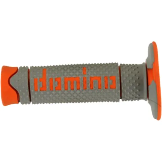 Domino Offroad Grips Grey/Orange D.22/26mm_0