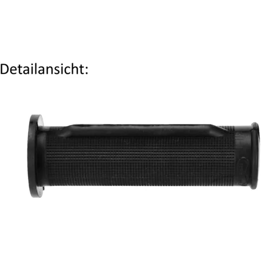 Griffgummi Daytona Schwarz Domino 22/26 mm geschlossen_0