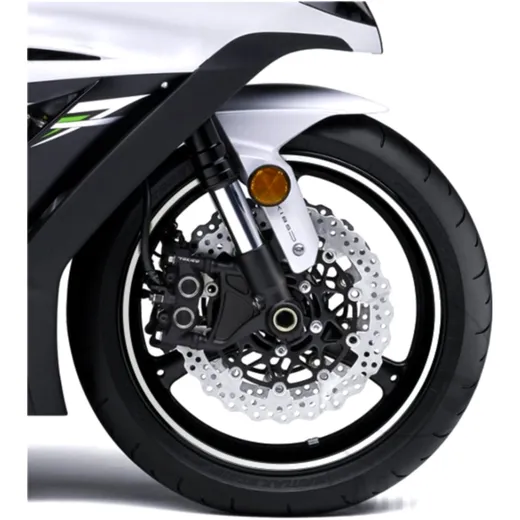 Silver Rim Stickers 7 mm for Motorcycles