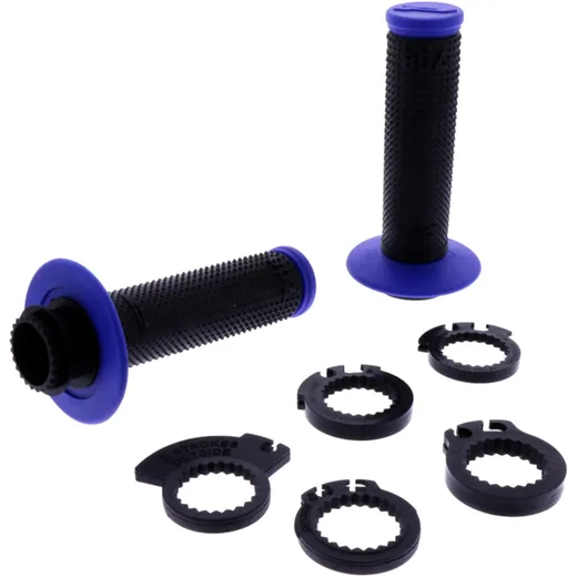 GRIPS 708 BLUE/BLACK D.22/25MM CLOSED for: Cross/MX