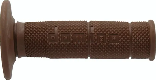 Griffgummi CROSS braun 22 / 26 mm geschlossen für OffRoad Motorräder