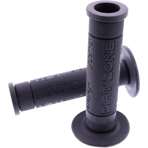 GRIPS DIRT ZONE GREY D.22/24MM OPEN for Motorcycles