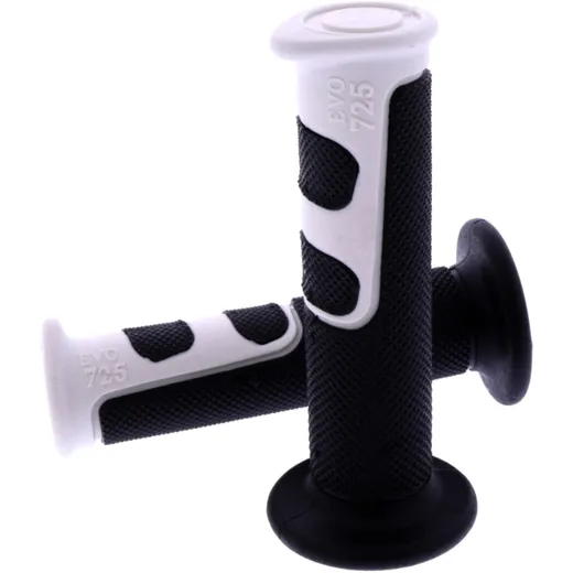 ProGrip Griffgummi 725 schwarz/weiß für Motorräder D.22/25MM