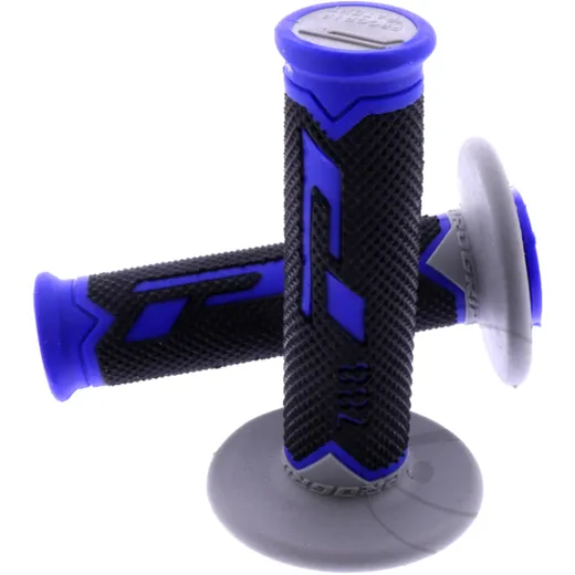 ProGrip Extra Slim Grip 788 for Motorcycles Black/Grey/Blue D.22/25mm