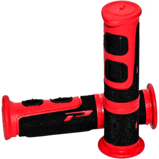 ProGrip ATV Griff 964 schwarz/rot D.22mm L.125mm geschlossen