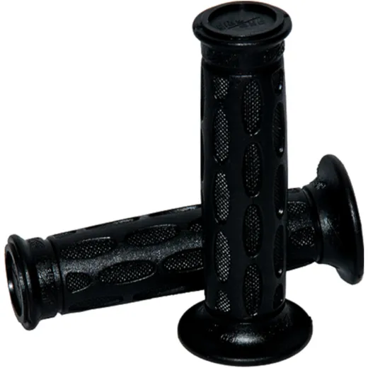 GRIPS BLACK D.22MM. L.125MM CLOSED for Motorcycles