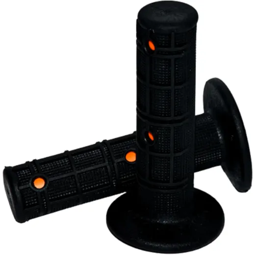 Griffgummi für Motorräder orange/schwarz D.22/25mm