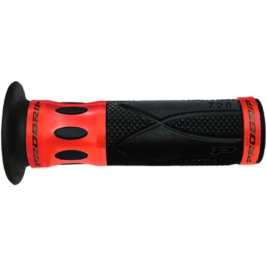ProGrip Griffgummi 728 schwarz/rot 22/25 mm für Scooter_0
