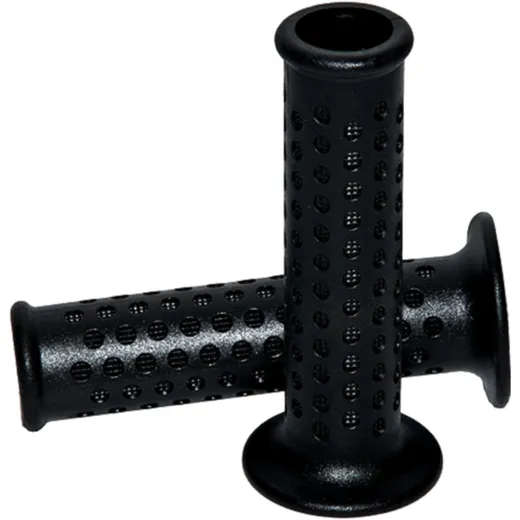 Grips black d. 22mm. l. 128mm open for: Piaggio NRG, MP3, Hexagon, Gilera Runner, Fuoco