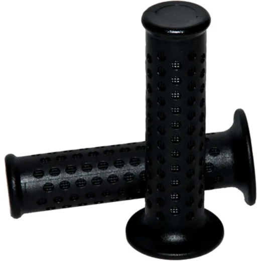 Grips black d. 22mm. l. 128mm closed for: Piaggio NRG, Beverly, TPH, Vespa ET2, ET4