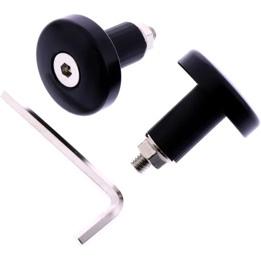 Lenkerenden Aluminium schwarz JMP 13 mm für Alulenker