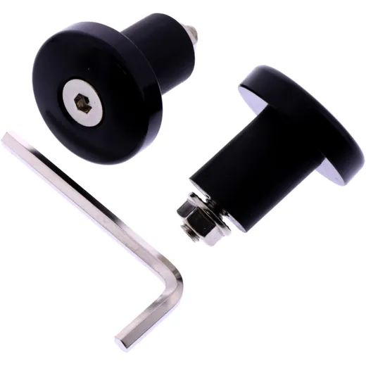 JMP MINI BAR ENDS 17mm BLACK