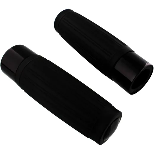 GRIPS BLACK JMP D.21/25MM OPEN for: Custom Bikes