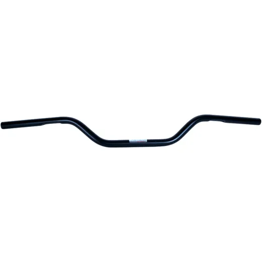 HANDLEBAR STEEL BLACK WITH CABLE NOTCH 1INCH for Touring Motorcycles