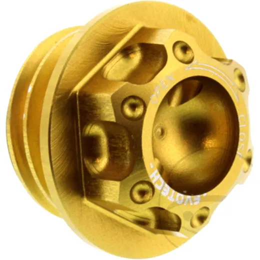 OIL FILLER SCREW 27X3MM GOLD for motorcycles