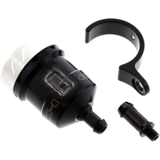 Evotech Brake Fluid Reservoir Filler Black/Silver/Black for Sport Bikes