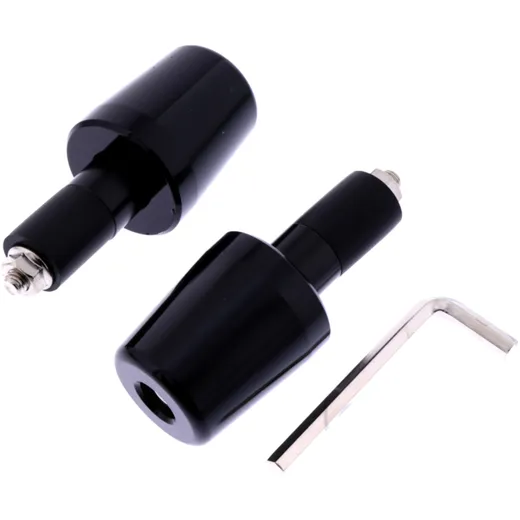 Steel Bar Ends Black JMP 17 mm for Steel Handlebars