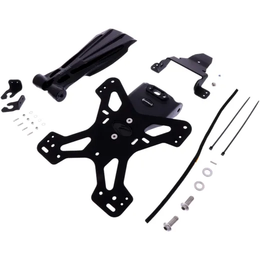 Nummernschildhalter Evotech schwarz für Motorräder