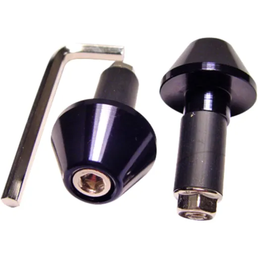 Lenkerenden Aluminium schwarz 13 mm JMP